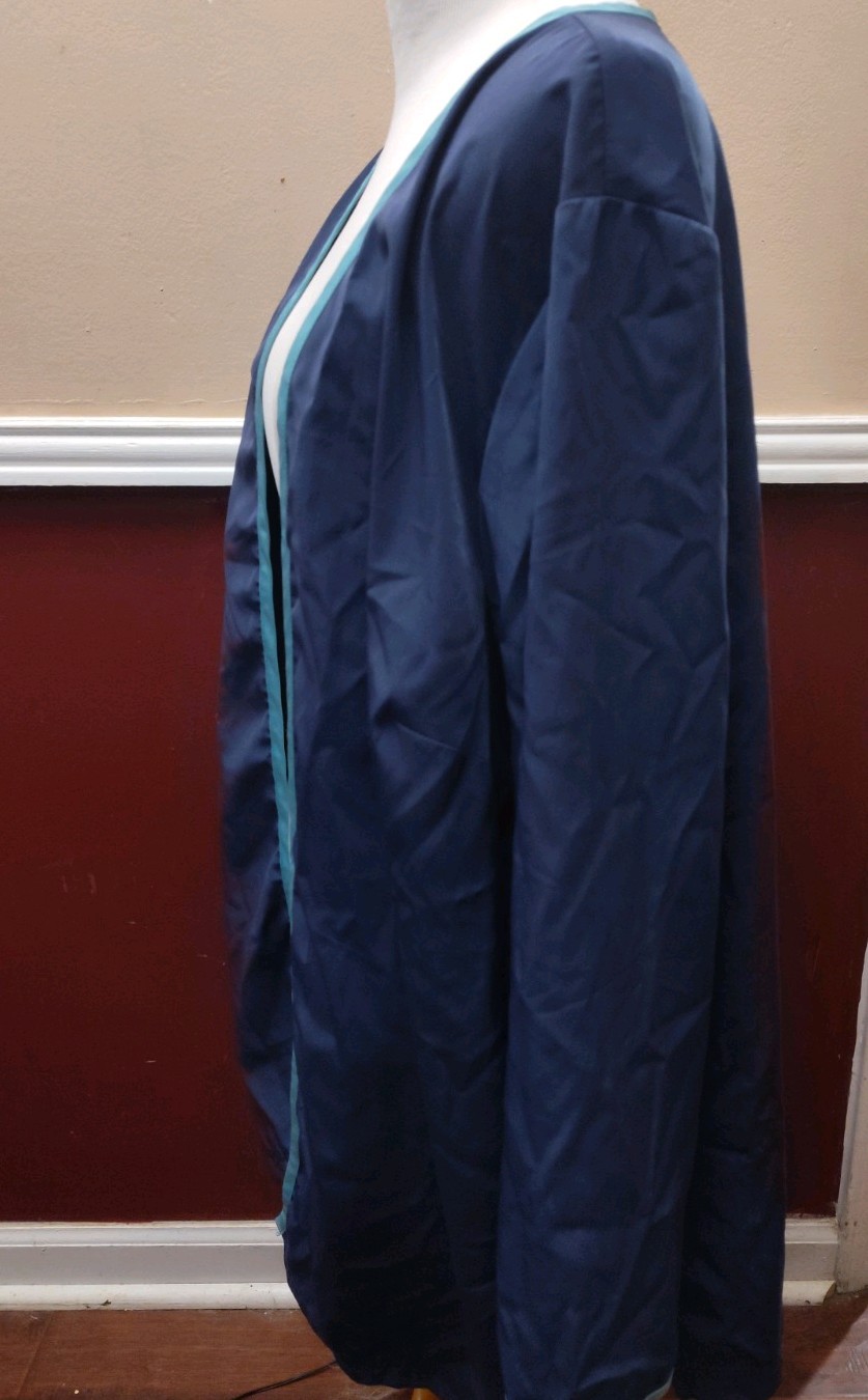 Vintage 90s Y2K Only Necessities Women’s Size 20 W Navy Blue Robe