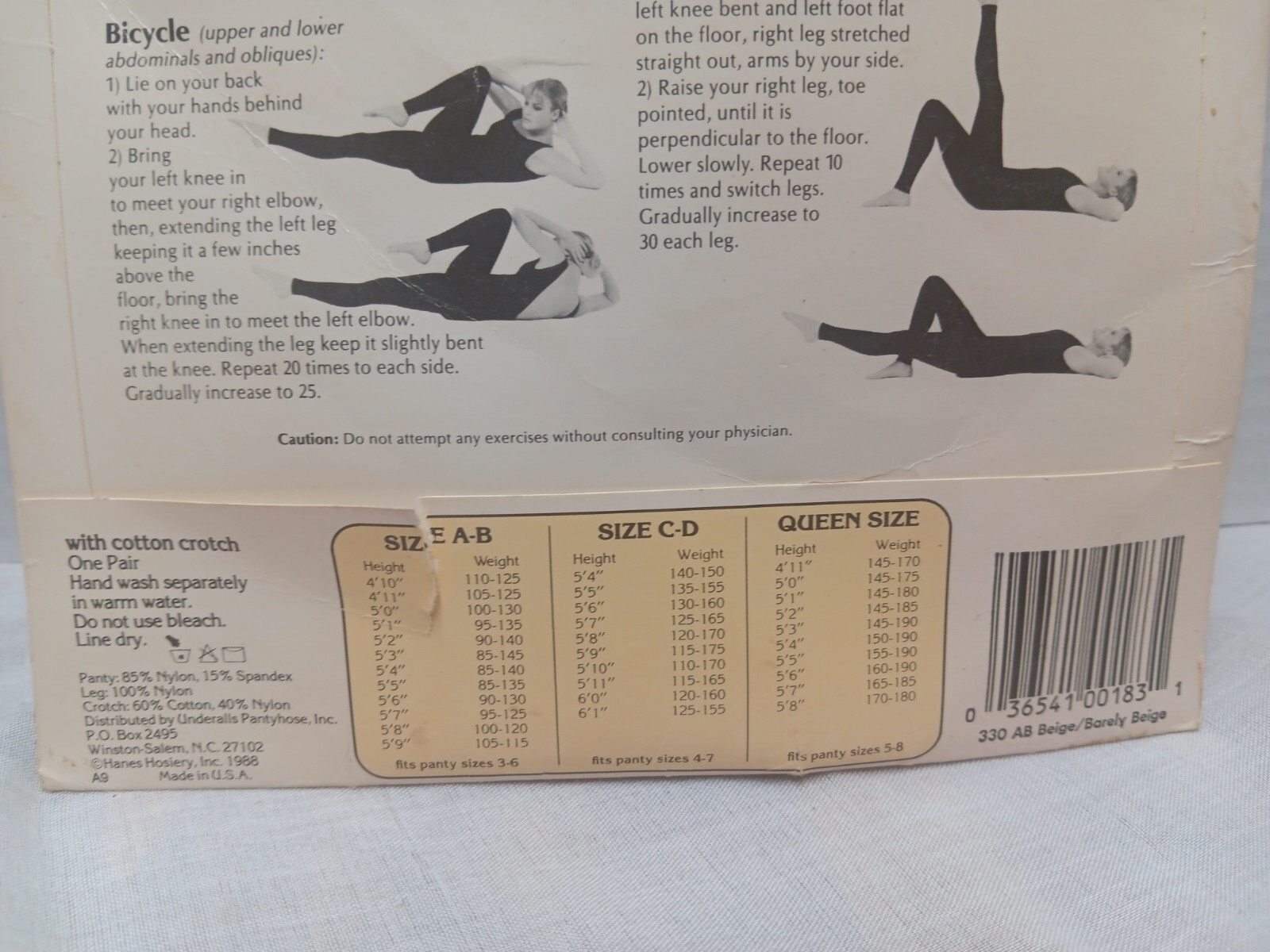 Vintage SLENDERALLS Underalls, PANTYHOSE SIze A-B BARELY BEIGE Legs Beige Panty