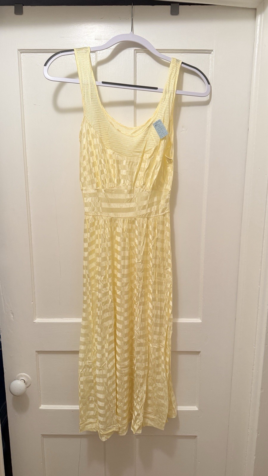Van Raalte Sun-Yellow 8560 Vintage Gown Size 32 Women’s negligee
