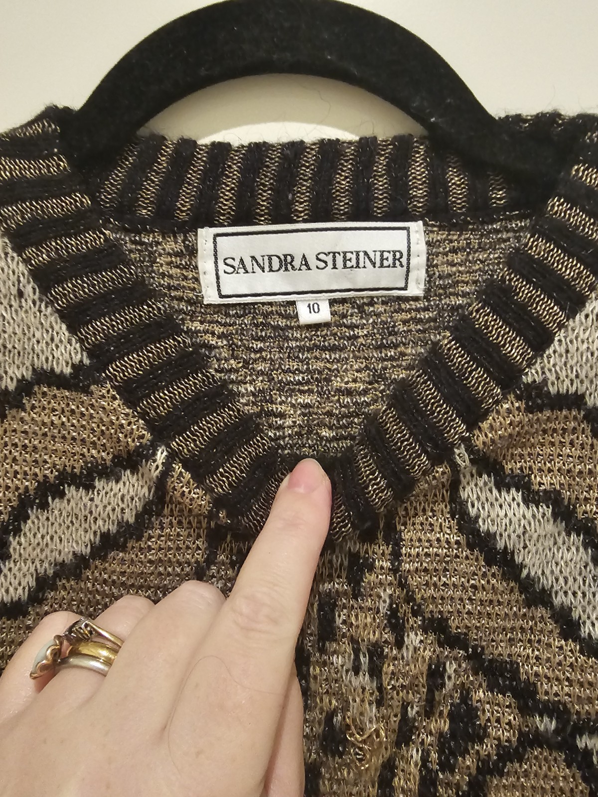 80’s Leopard Print Pullover Size 10