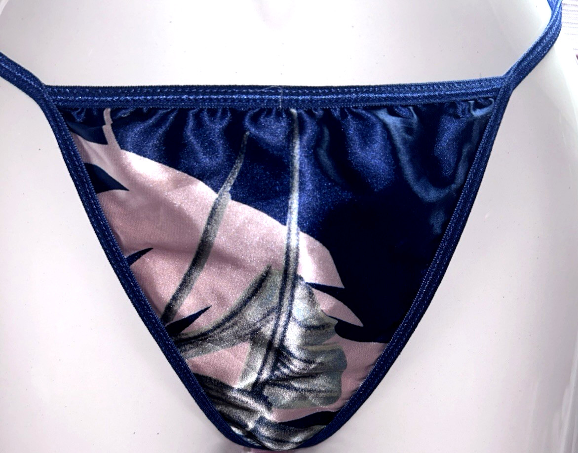 💖VTG VICTORIA’S SECRET SZ XS Satin Wet Panty Bikini Sissy HOT