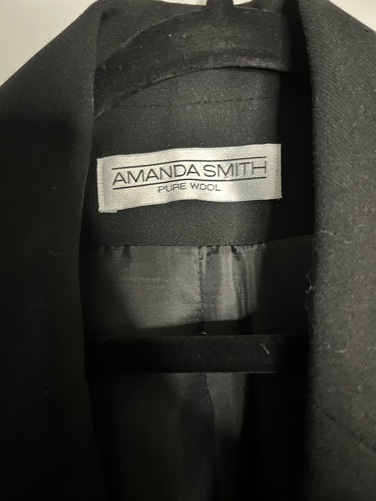 Amanda Smith Wool Blazer Black