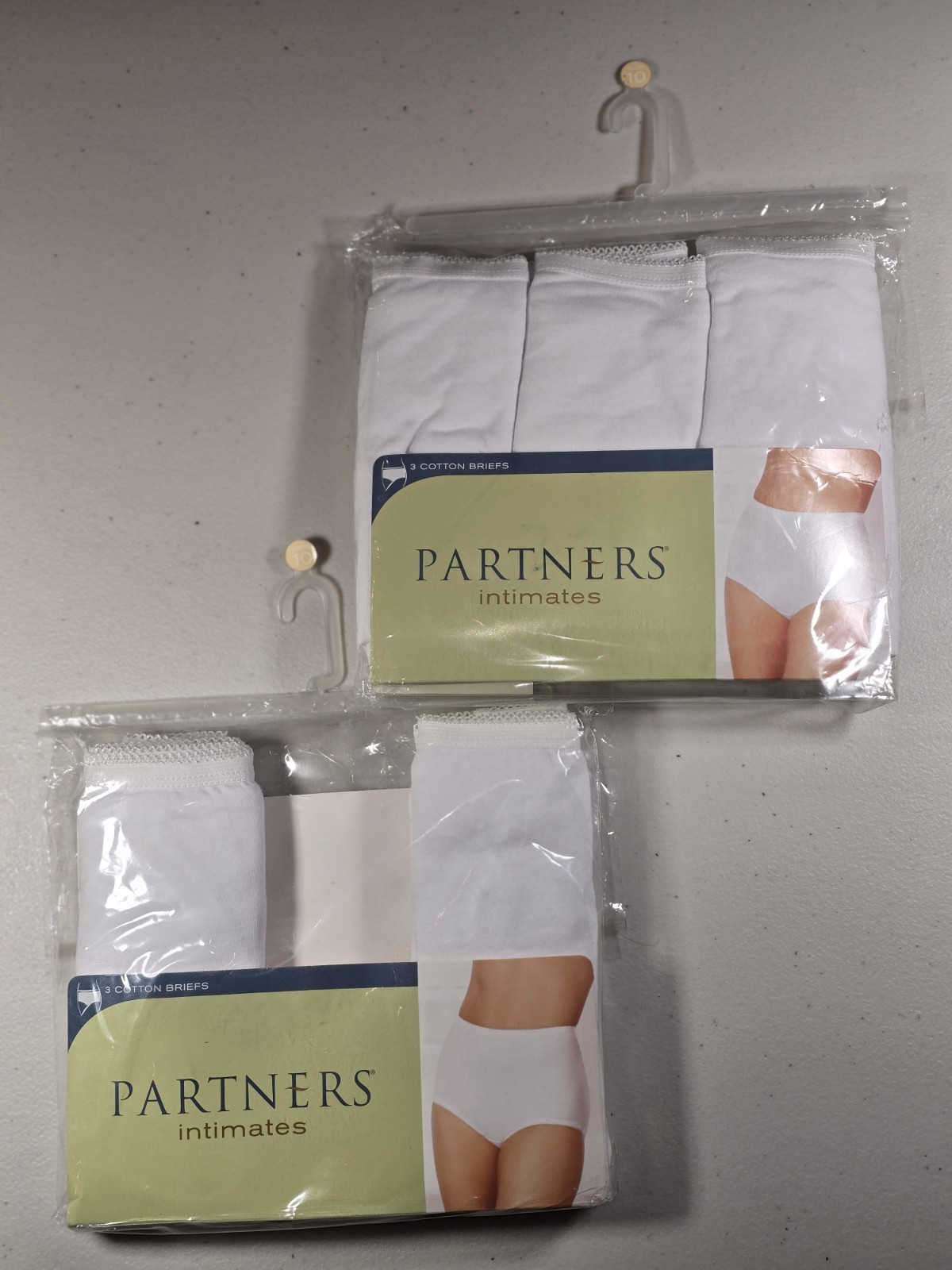 Vtg Mervyn’s Partners Intimates Sz 10 Cotton Brief Underwear Panties NOS 5 Pack