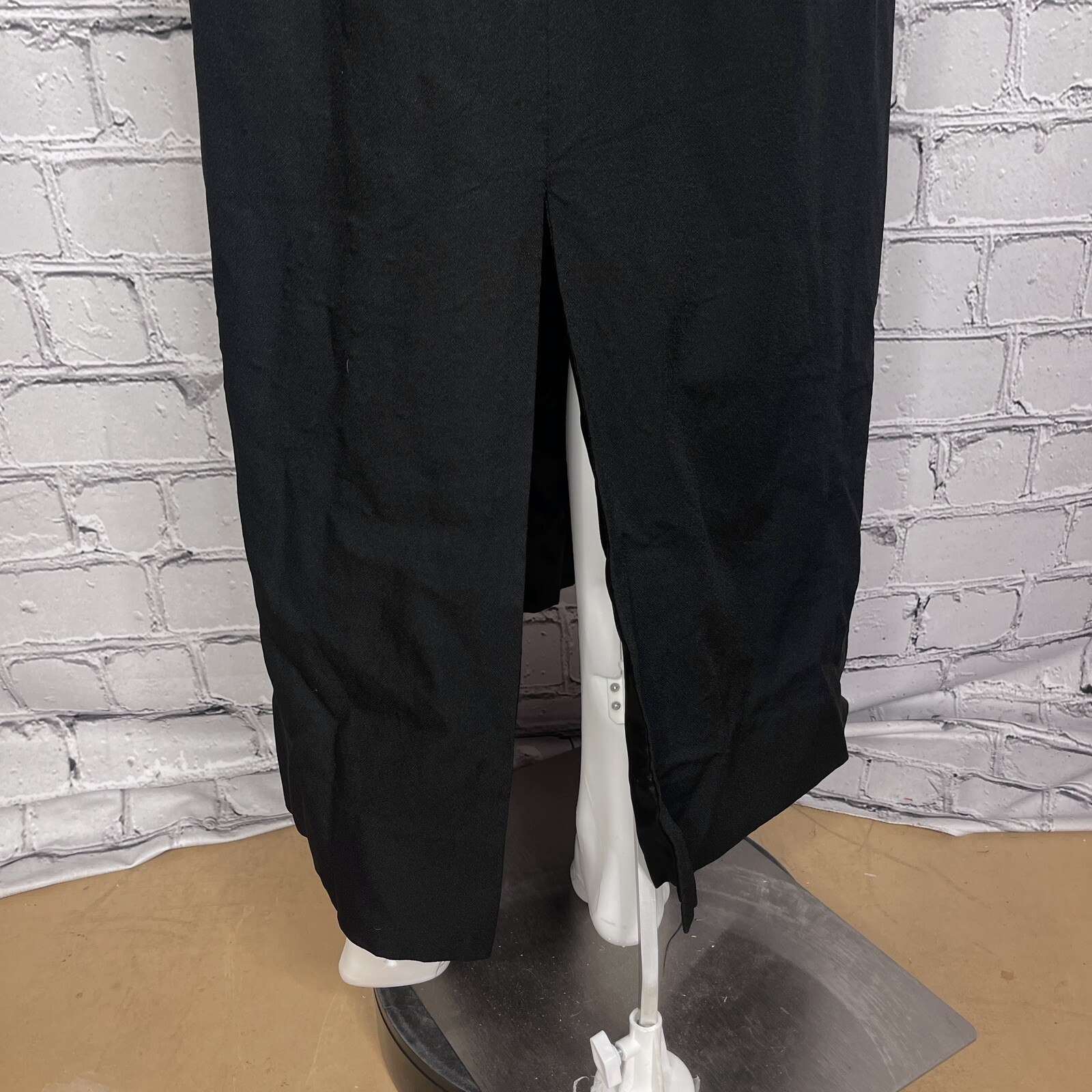 Vintage Modesty Costume Dress No Brand Thick Black Long Puff Sleeve Theatre