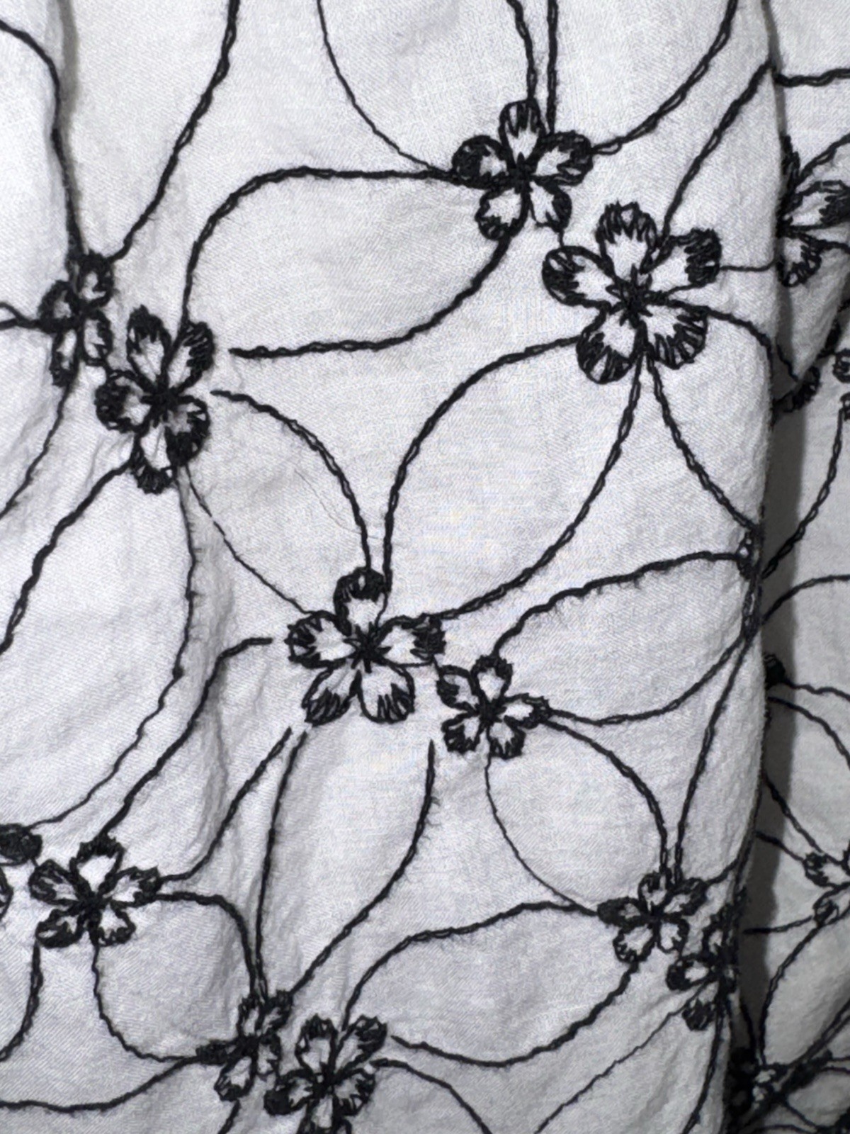 Vintage My Michelle Spaghetti Strap Dress Floral Embroidery Size 9