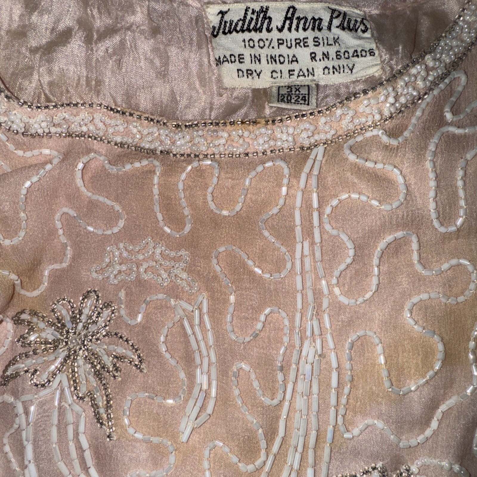 Vintage 80s Does 20s Judith Ann Creations Sequins Beaded Dress & Cocktail Jacket