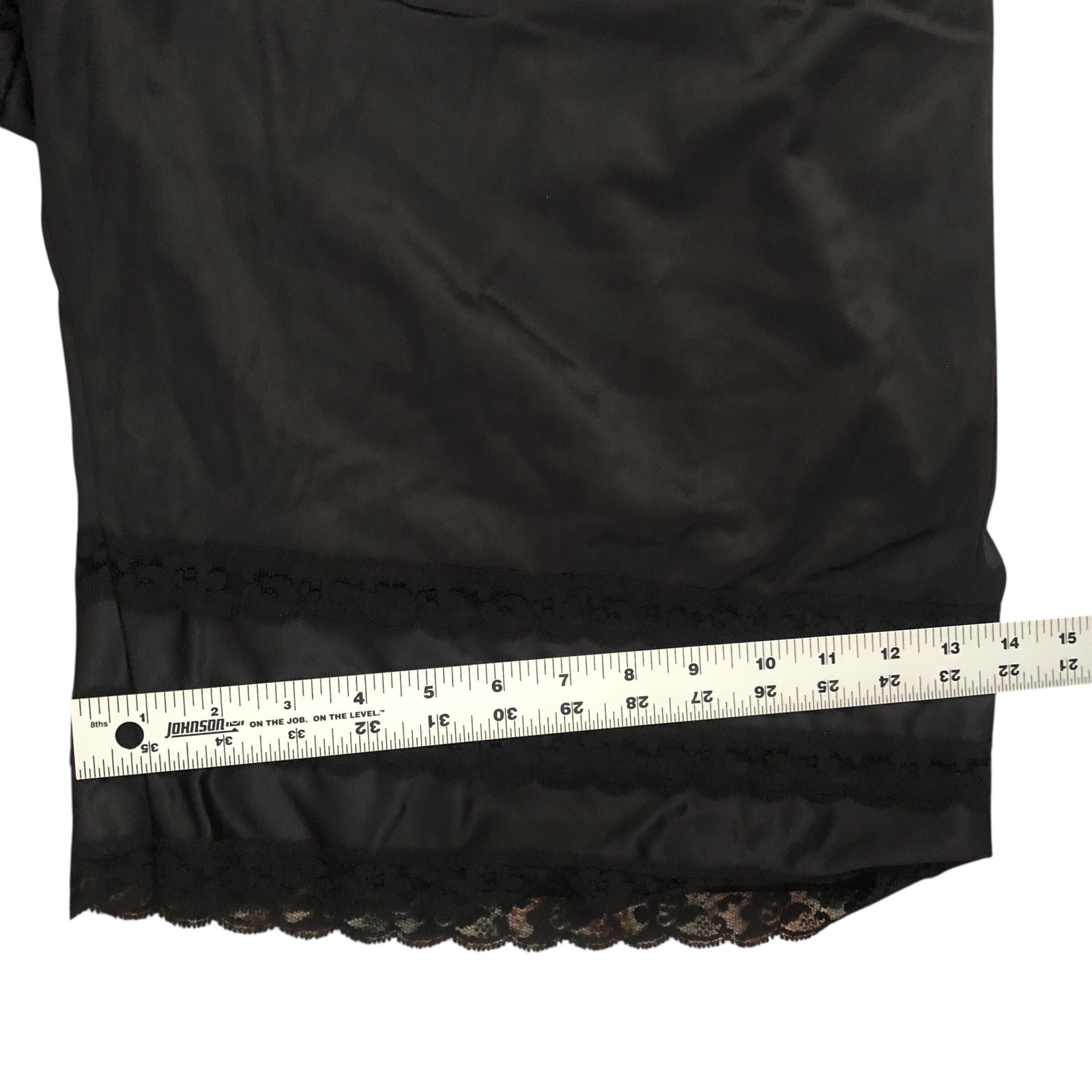 Vintage PerfectForm Nylon Pettipants Size 22/24 Black Slip Shorts Sissy 27” Long