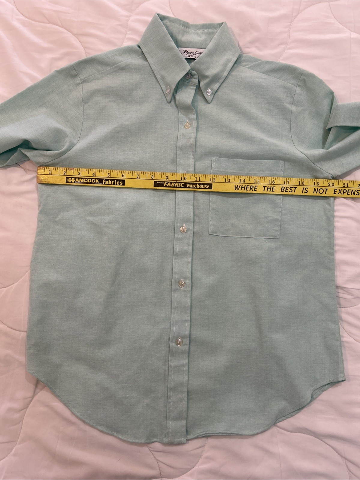 Vintage 80s Oxford Cloth Preppy Button Down Shirts Lot Of 3 Pastel Colors Size M