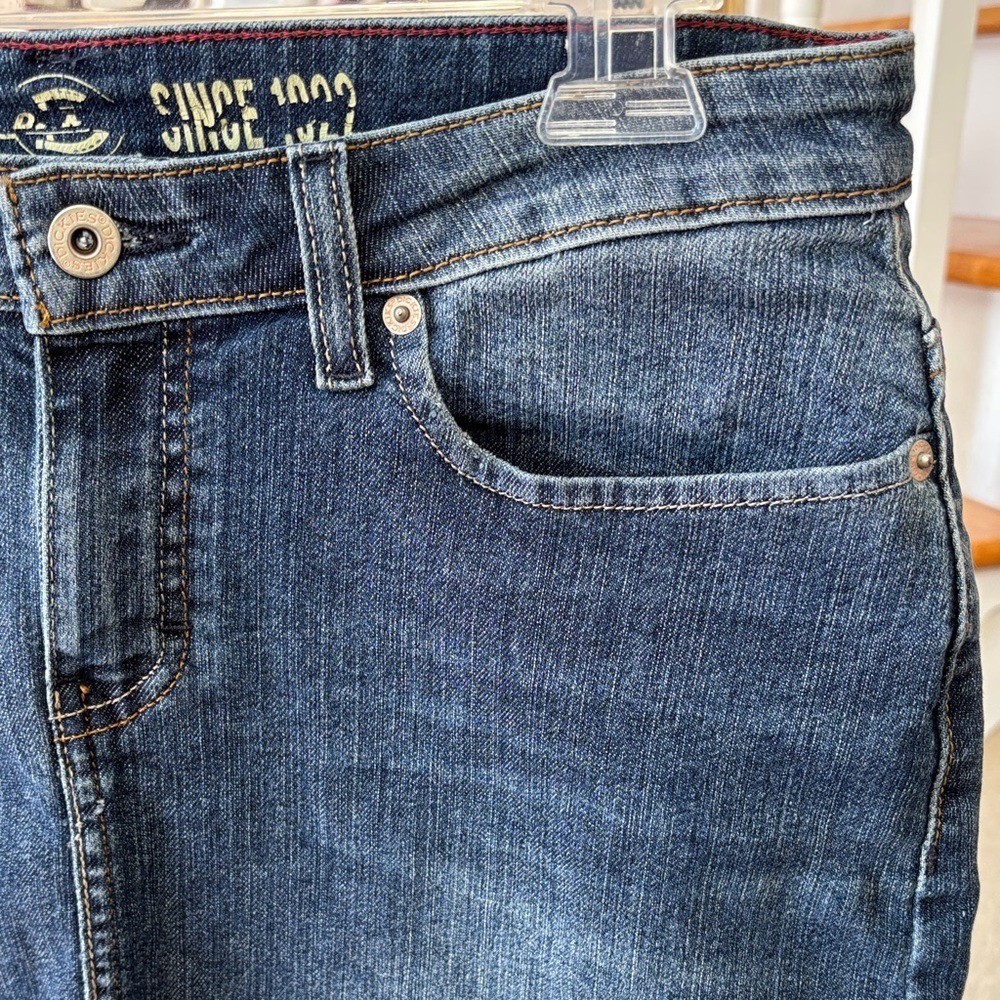 Vintage 💙 Dickies Blue Denim Mini Skirt 💙 Size 6