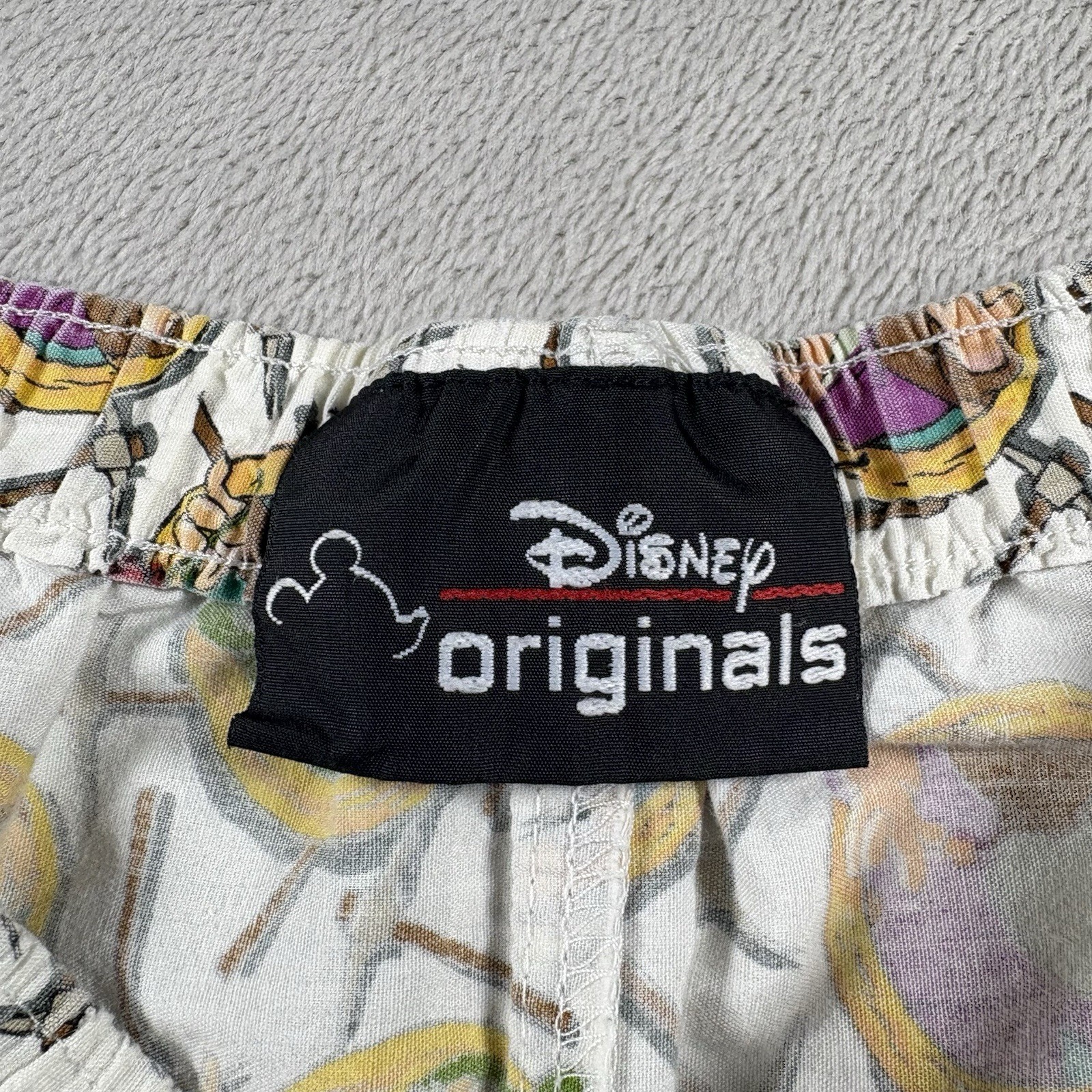 Vintage Disney Originals Pajama Shorts Women’s Large Snow White Dwarfs #1096