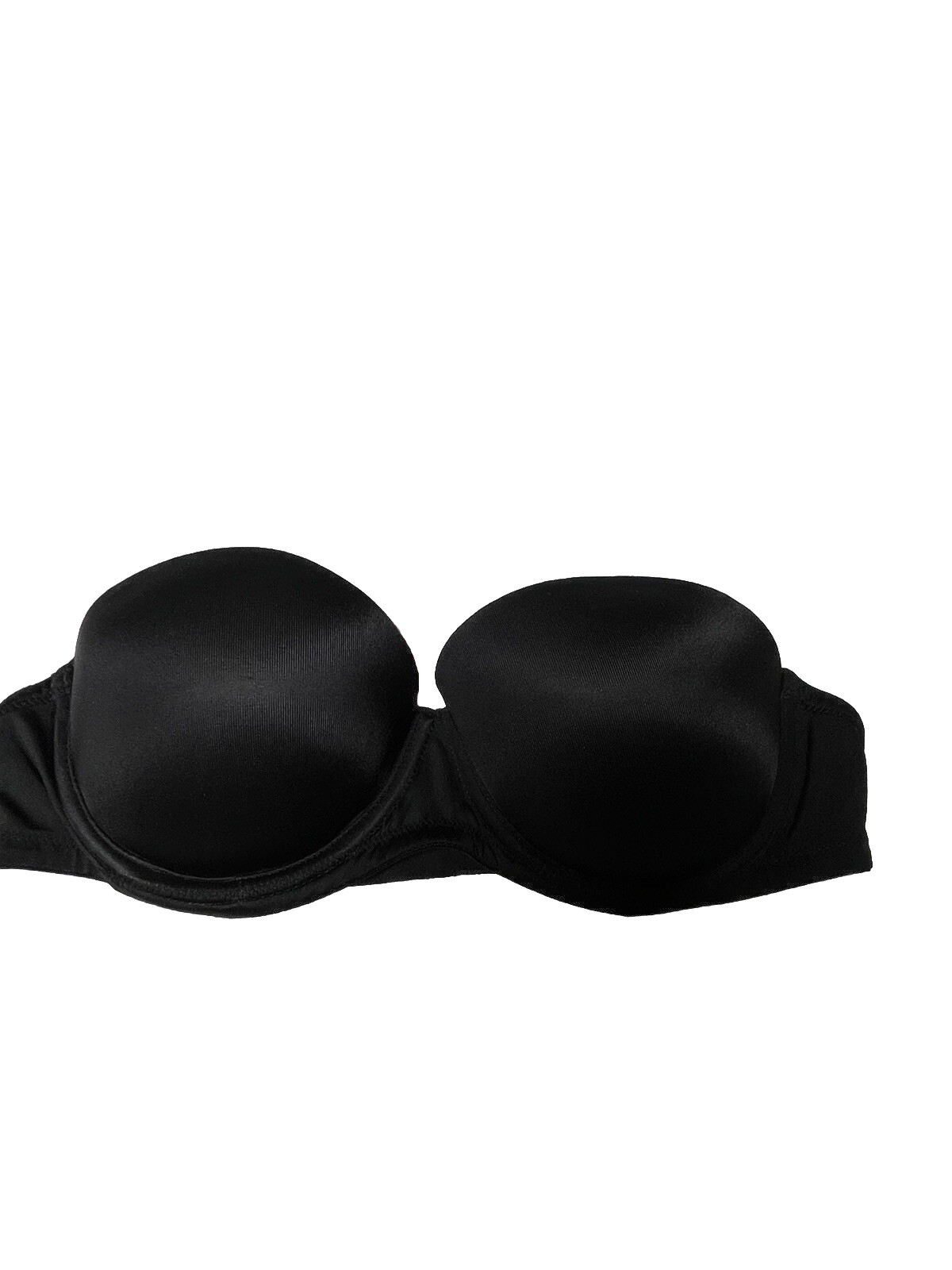 New Victorias Secret Bra Padded Push Up Strapless Multi Way Add Cup Black 34A