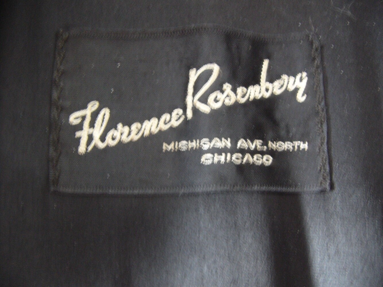 Vintage Florence Rosenberg Curly Persian Lambs Wool Scalloped Hem Cape Exc Cdn
