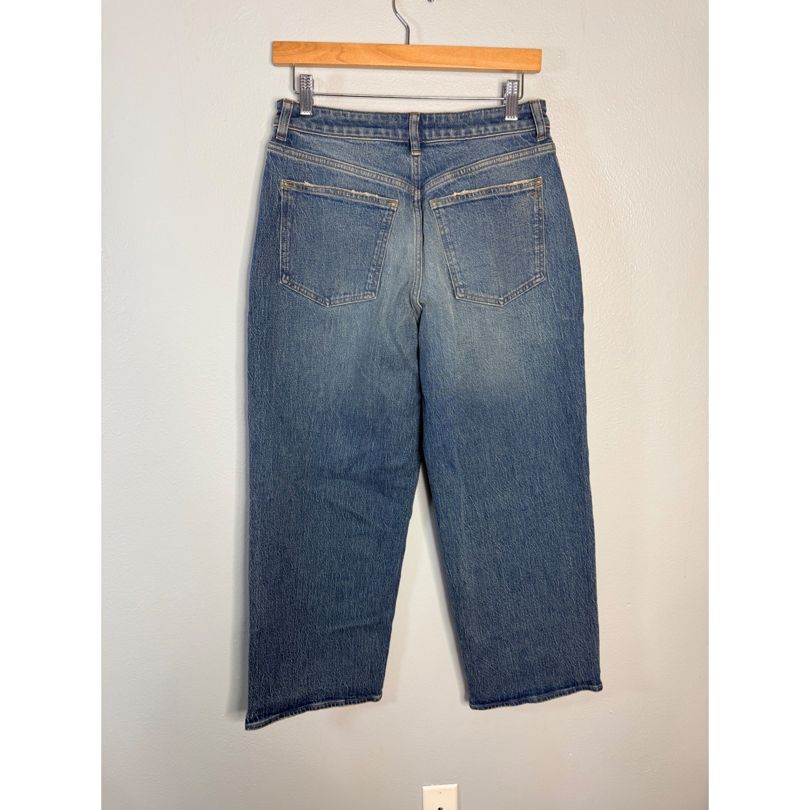 Madewell The Petite Curvy Perfect Vintage Wide-Leg Jean 29P Harvey Wash NWT