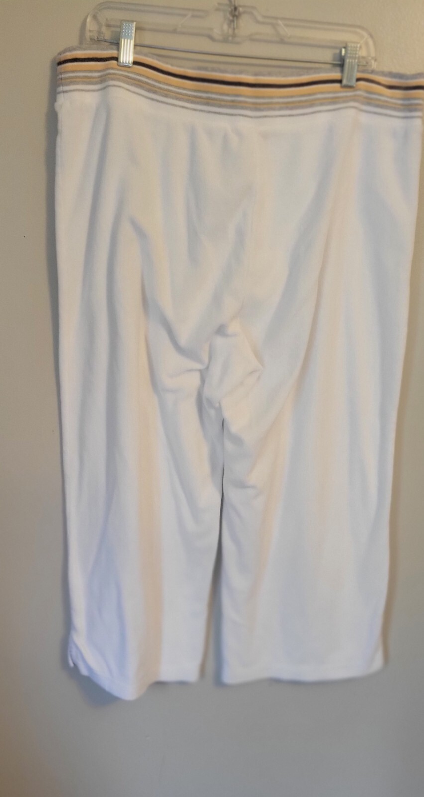 Vintage 90s Y2K Lady Foot Locker Crop Terry Pants 2X