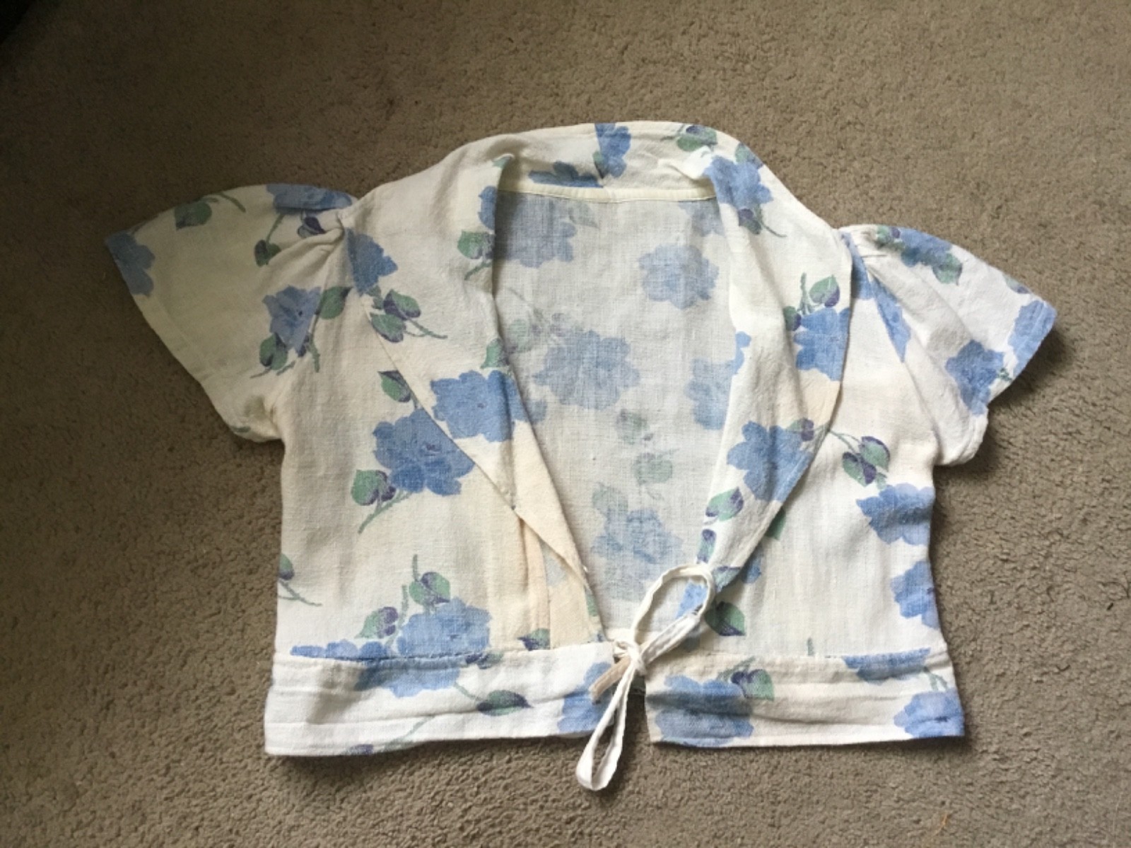 Vintage 1930s summer beach cotton bolero Women’s Sportswear