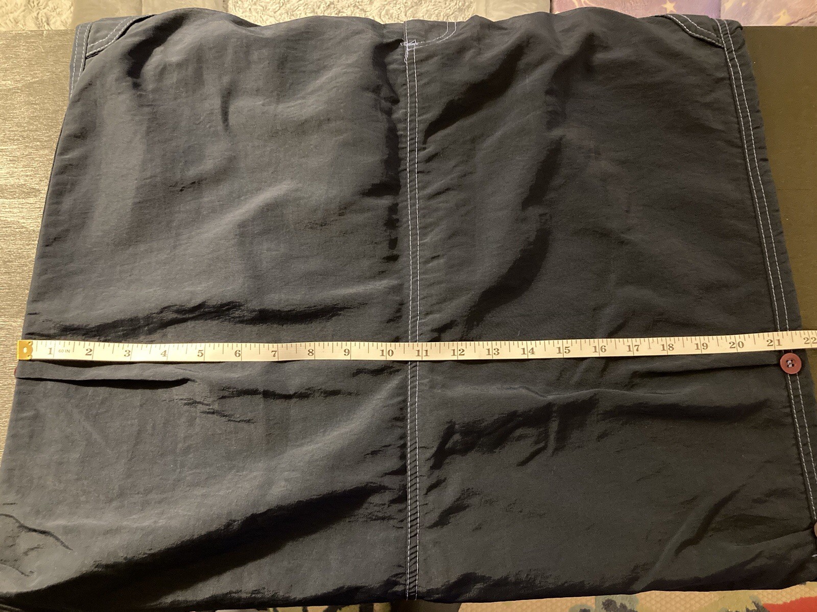 Vtg 90’s Y2K Tagrag Parachute Dragon Grunge Streetwear Skirt Med Navy Blue RARE