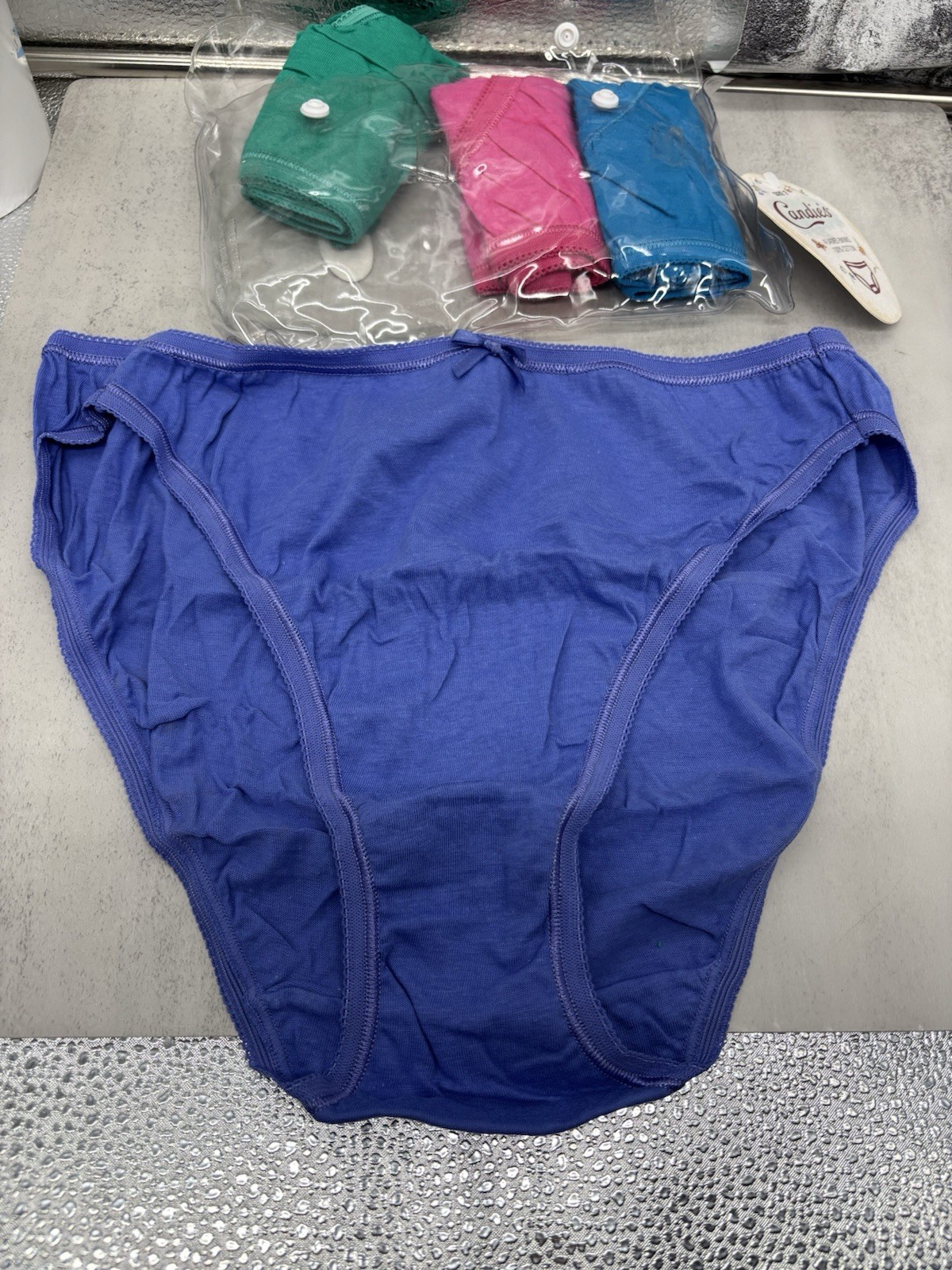 Vintage Candies Hi Cut Briefs Size 7 (4 Pack) NOS