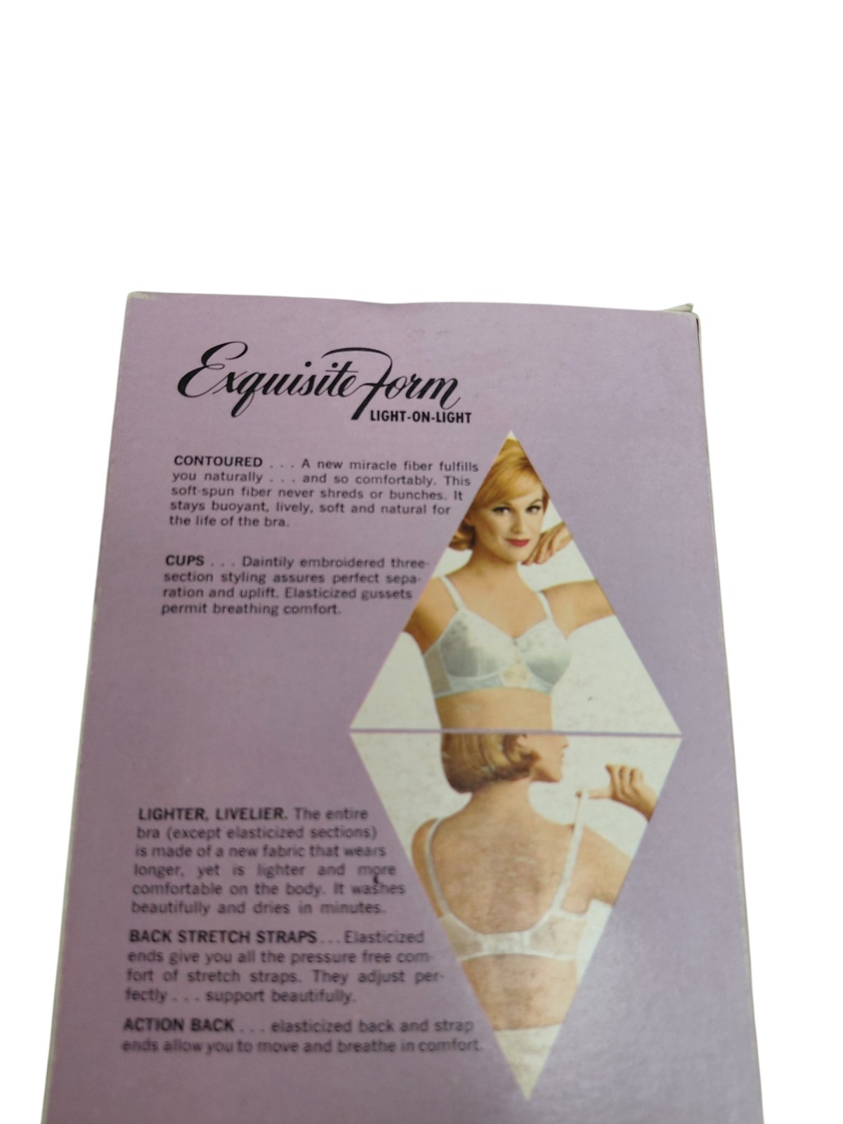 Vintage Exquisite Form White Bra Size 32A