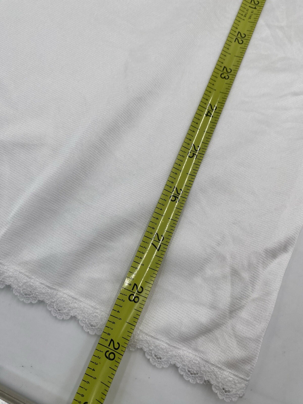 Vtg WARNERS Perfect Measure Size Medium White29” Long Skirt Slip Style:5300