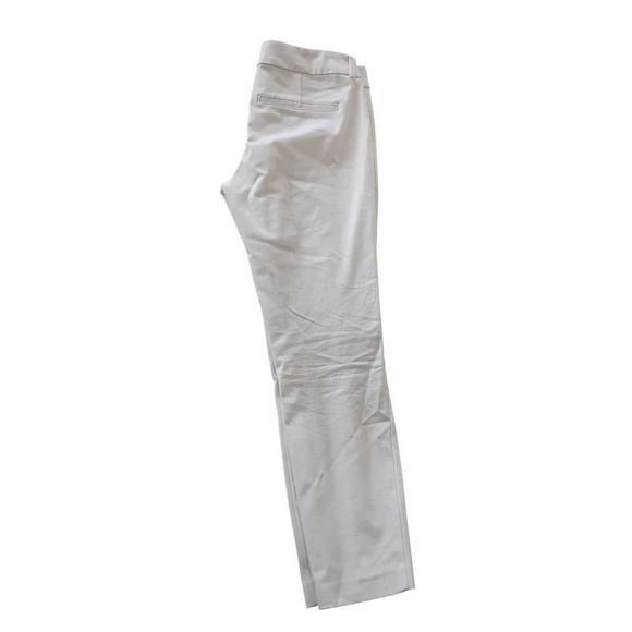 Old Navy Pixie Bright White Mid Rise Ankle Pants Size 4 Petite Classic Casual