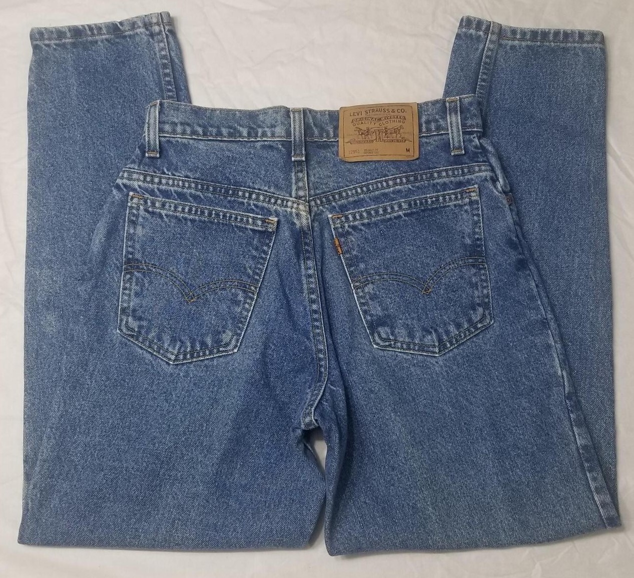 Vintage ’90s Womens 951 Orange Tab Levi’s Jeans Size 8 Pet Med (26×28)