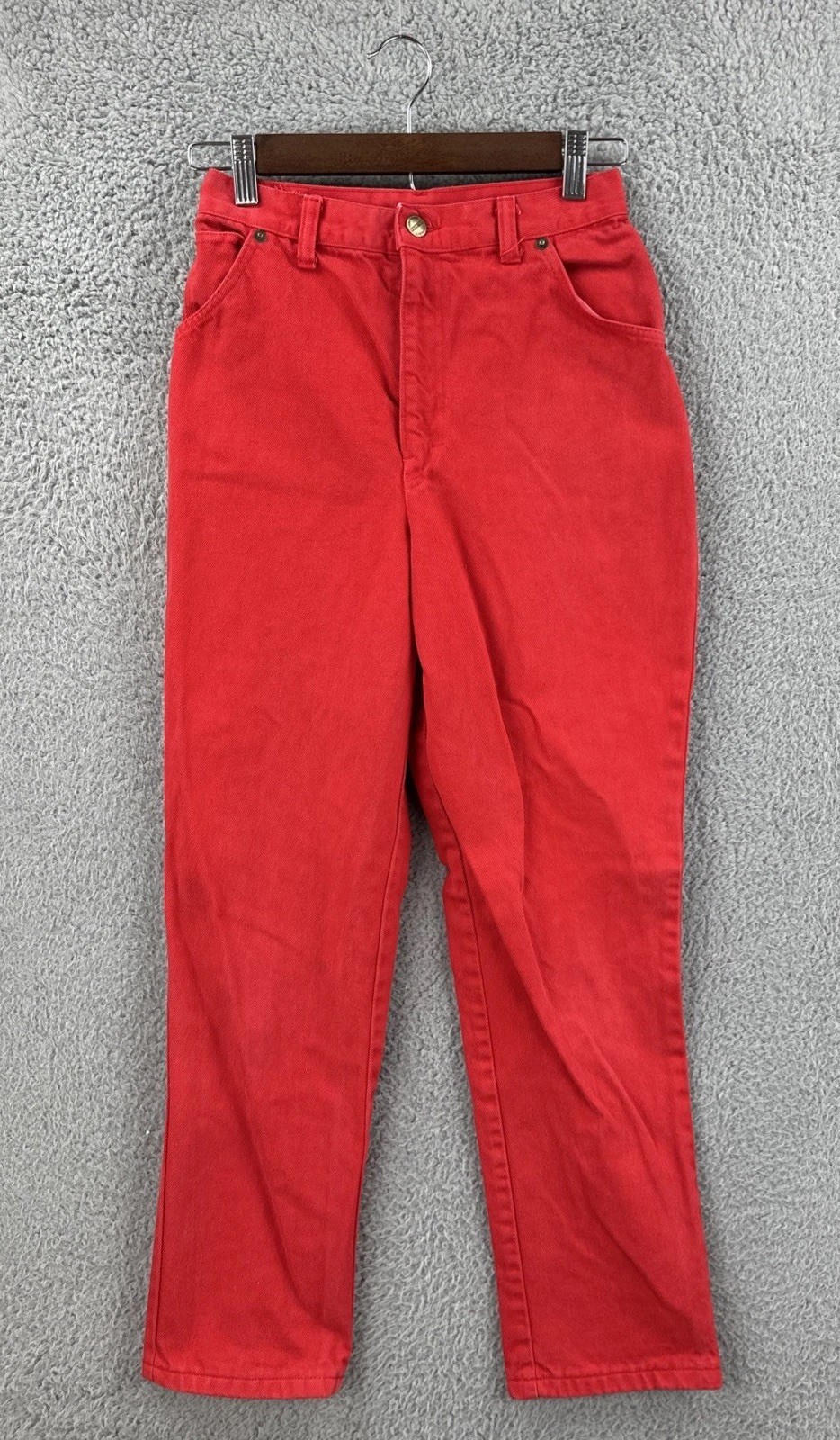 Vtg Palmettos Washed Jeans Women’s 24×25 Straight Leg High Waist Made In USA 80s