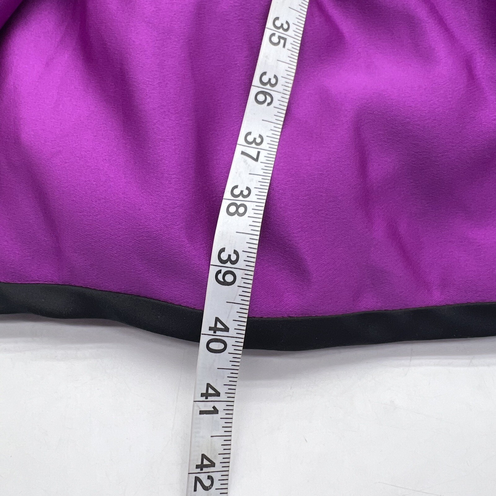 Vintage Victor Costa Poofy Prom Evening Dress Open Back Big Bow Purple Sz Medium