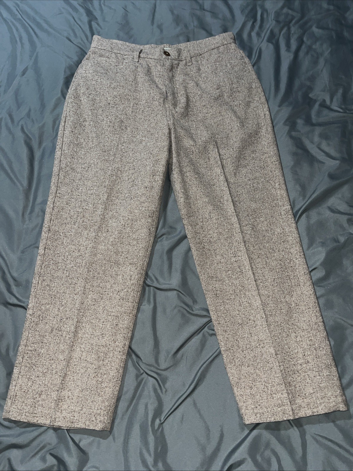 Vintage L.L. Bean Wool Silk Trouser Pants Size 14 – 28 Petite