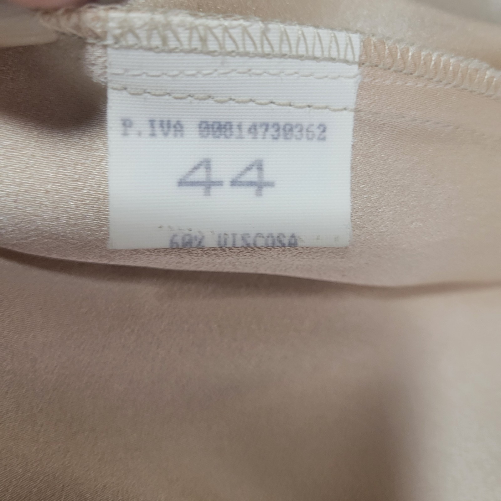 VTG Olmar Retro Shift Dress & Sheer Duster Peach Sz 44 Measurements in Descrip
