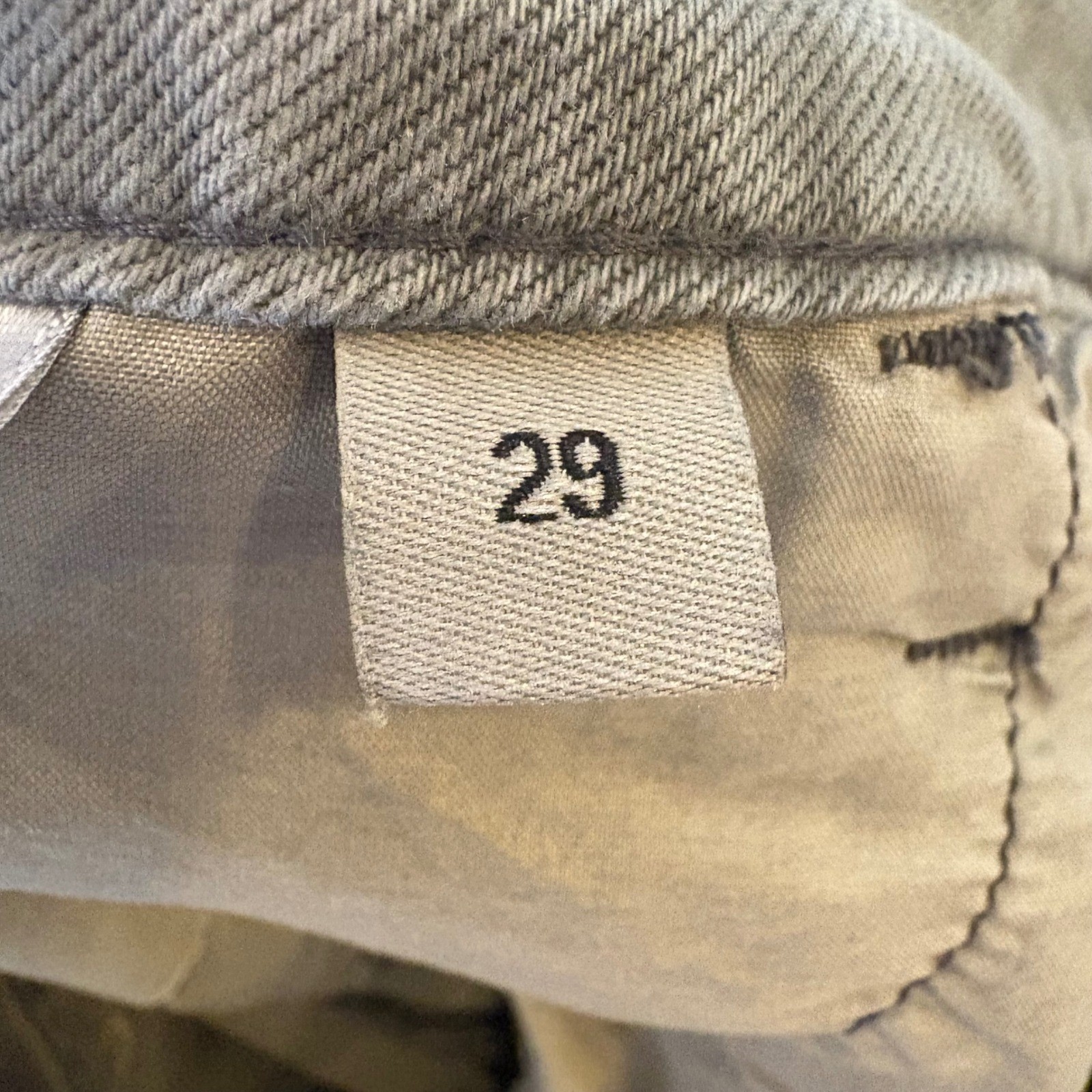 Vervet Super High Rise 90s Vintage Crop Flare Jeans Size 29 Olive Green