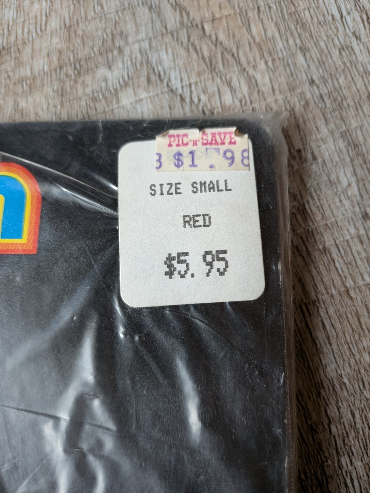 Vintage 70’s 80s Red Fashion Tights Pantyhose Small NOS Hampshire Hosiery