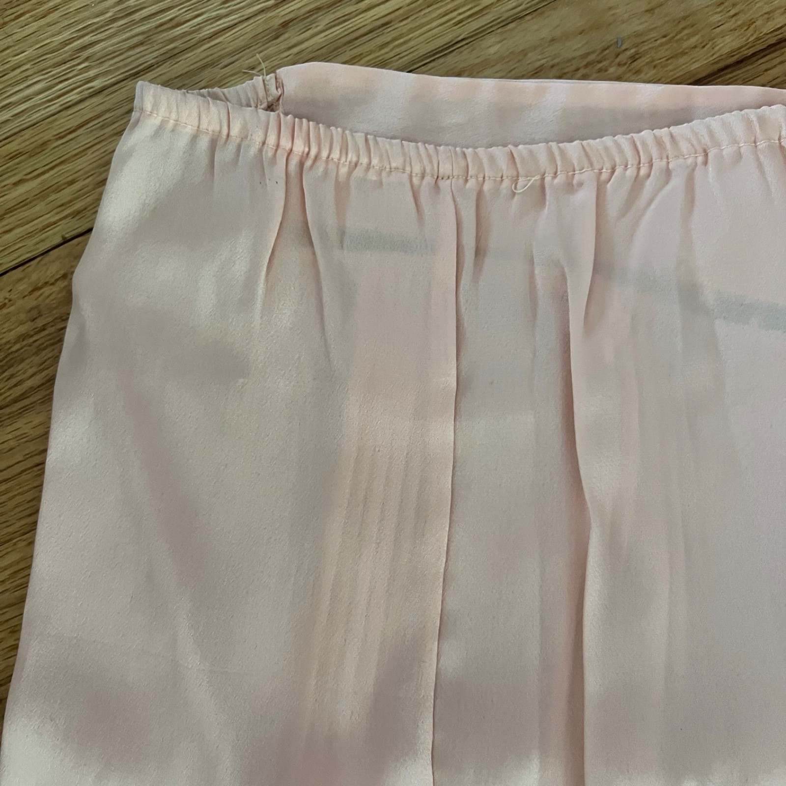 Vintage Sexy Lingerie 1930’s 40’s pink silky pants lace lingerie boudoir shorts