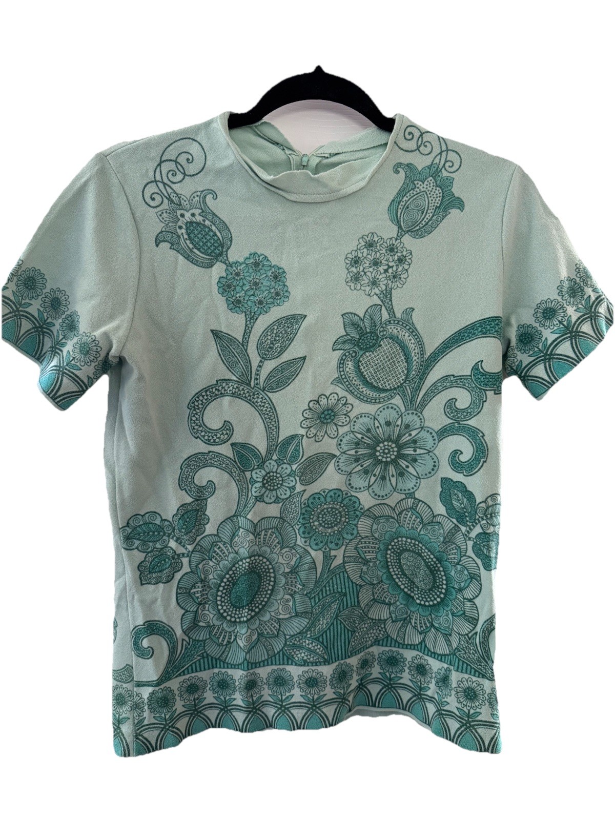 Montgomery Ward Vintage Knit Floral Top Women’s s/m