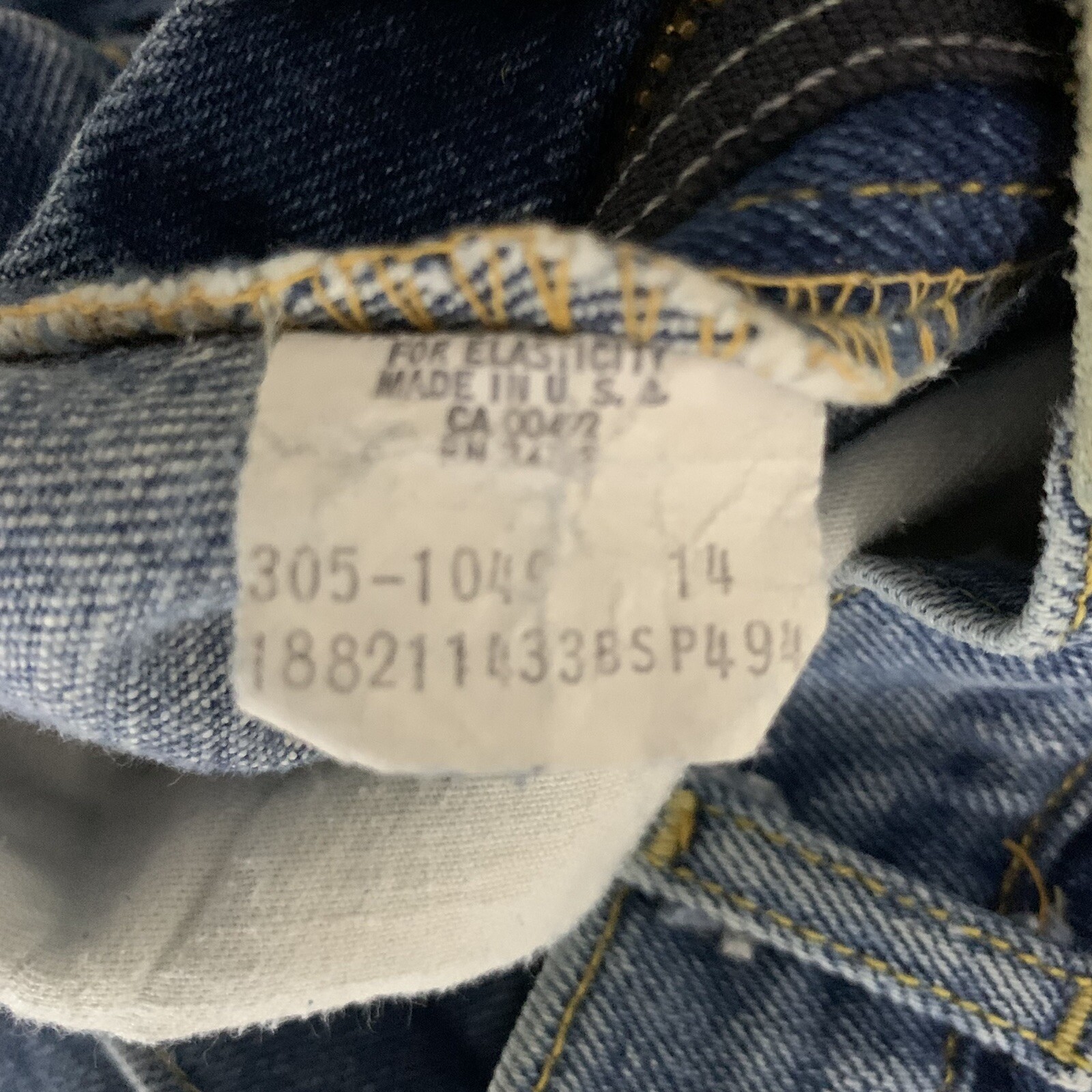 Vintage Lee Jeans Womens 29/32 Straight Leg Hi Rise Mom Jean Made In USA