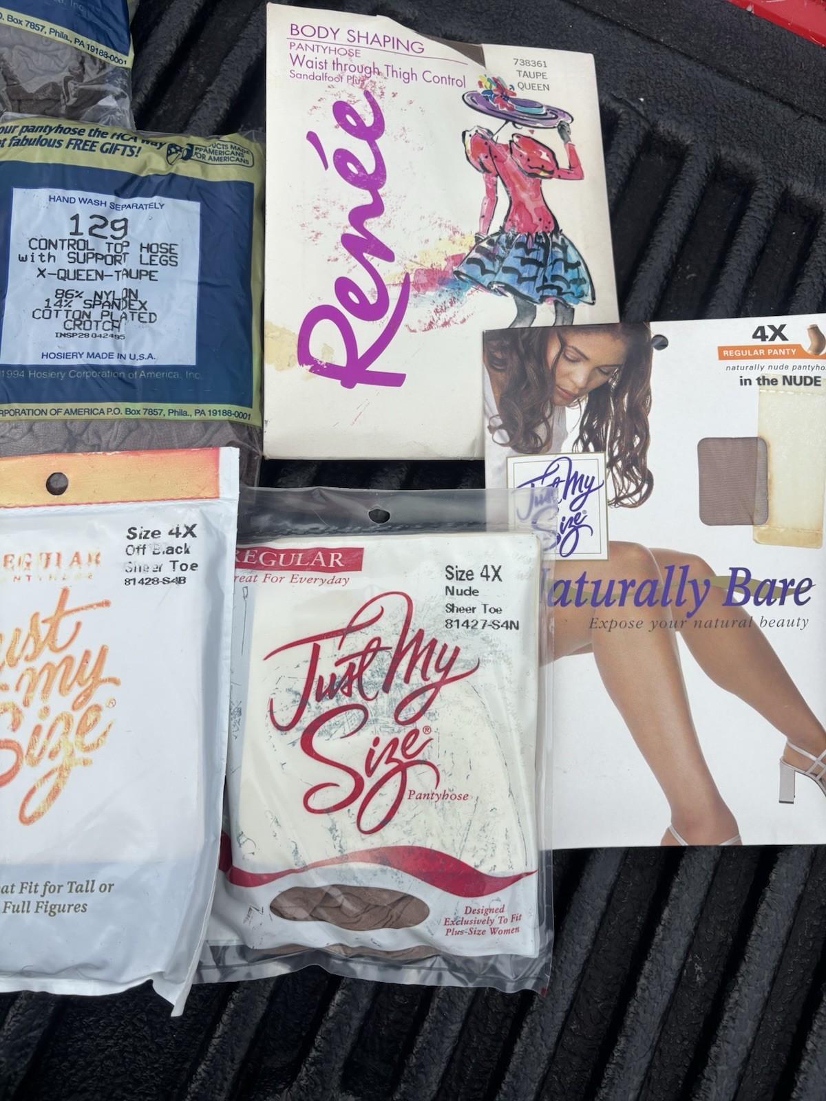 vintage pantyhose lot queen