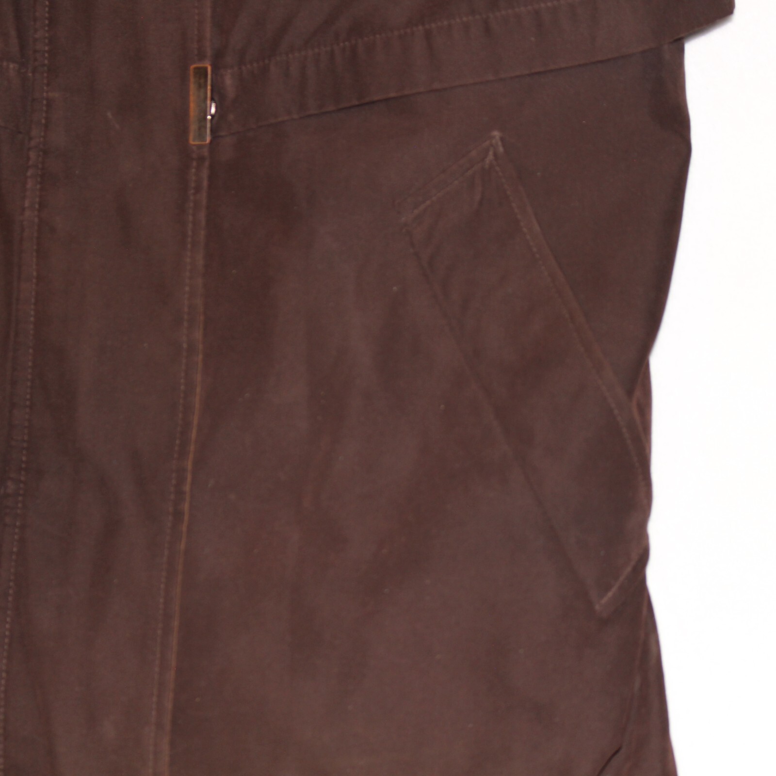 Vtg Brown Chore Coat Barn Suede Jacket BRAETAN M Bomber – Blanket Flannel READ