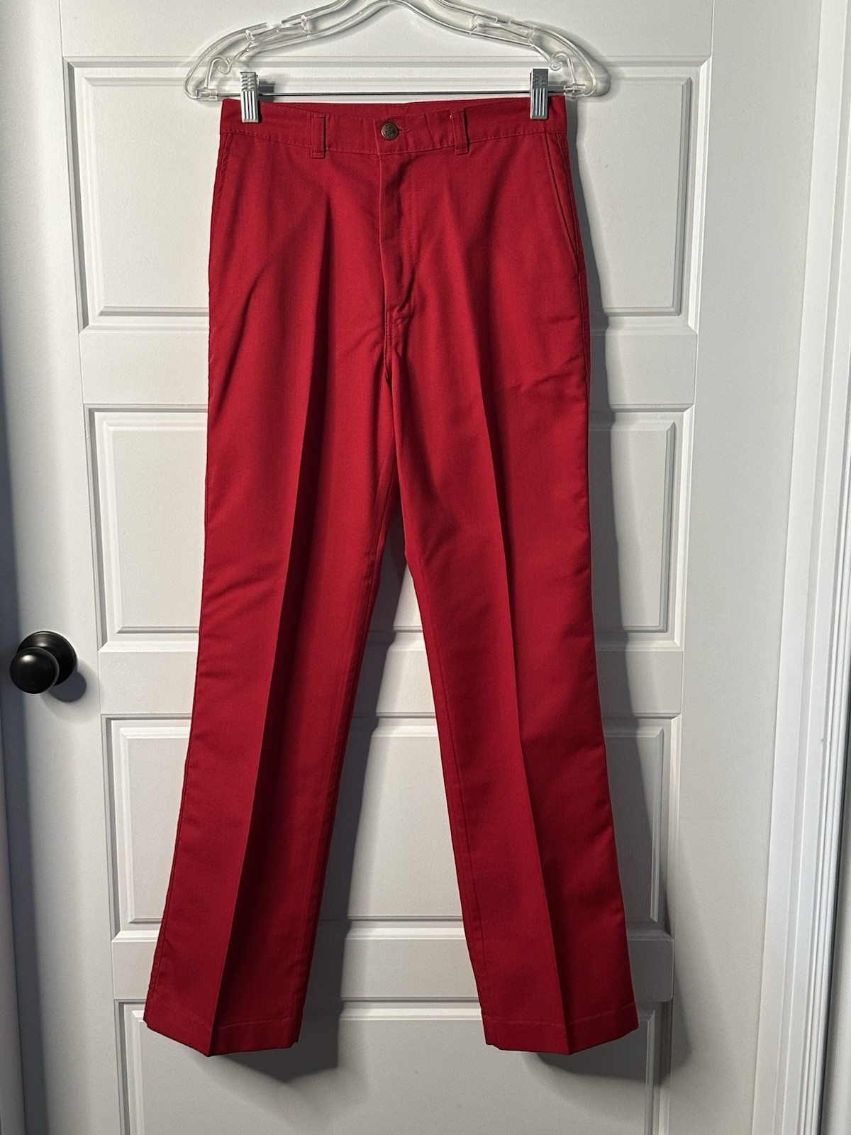 Vintage Y2K-Red~ Women Dee Cee Casual Pants~1970’s~ Rare ~ New Old Stock~ USA