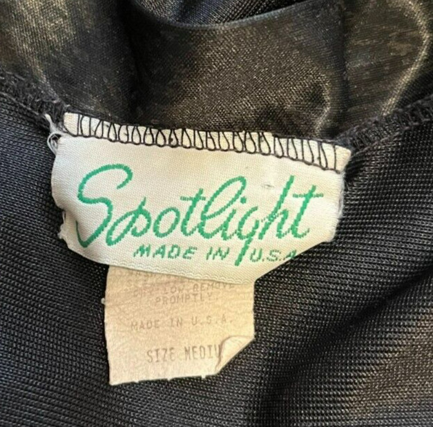 Vtg. Spotlight New York Sheer Mid-Length Robe Sz. M No Belt Excellent Condition
