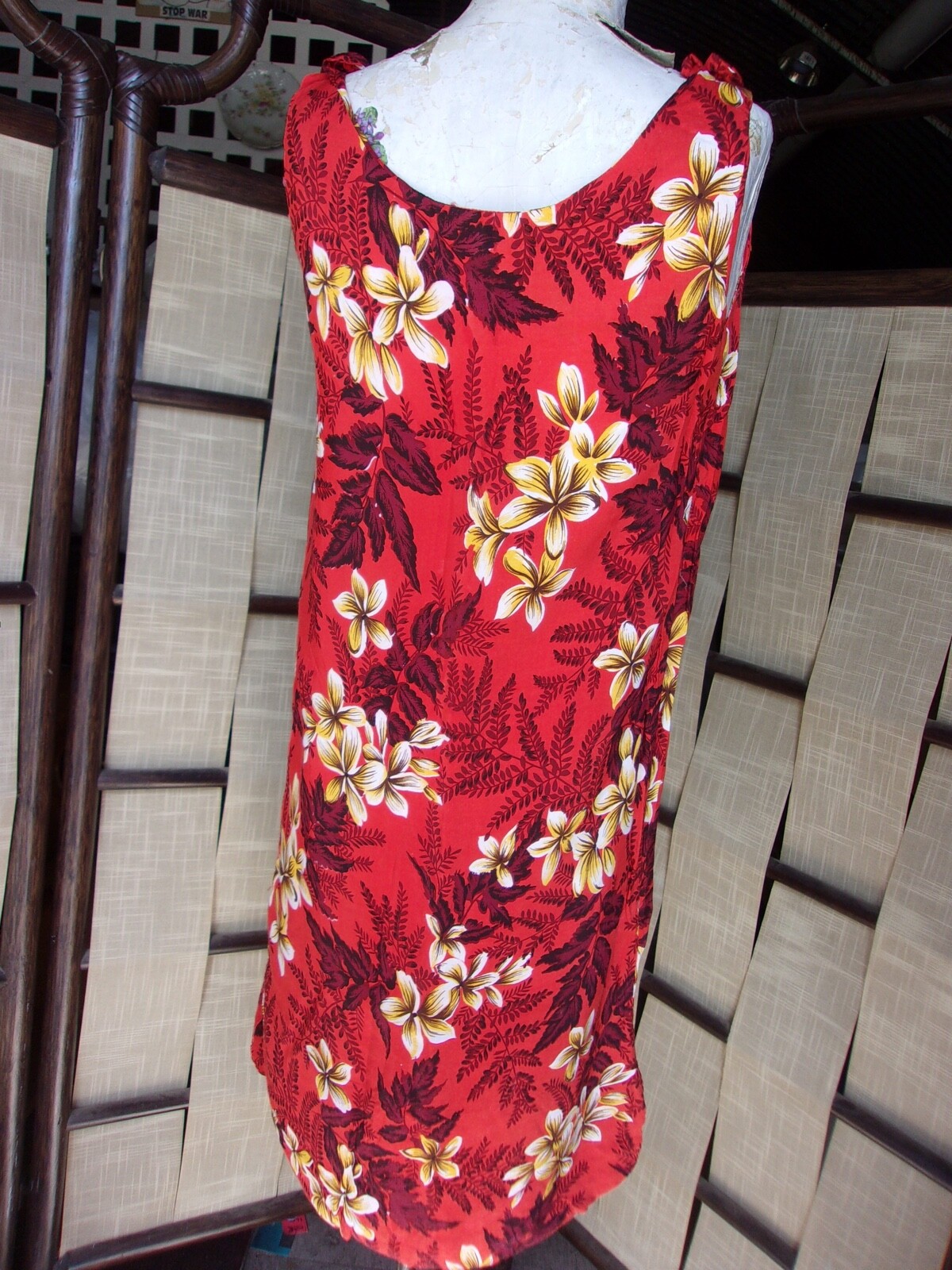 Lot 5 Vintage Hawaiian Dresses Midcentury Maxi Sundress Floral Tropical