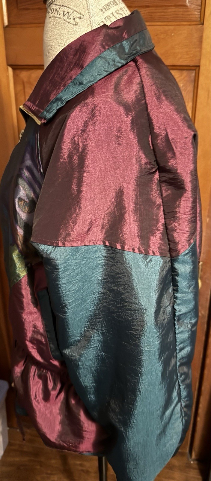 VINTAGE 90’s Amanda Smith Metallic Purple Lined Unisex Track Suit Petite Medium