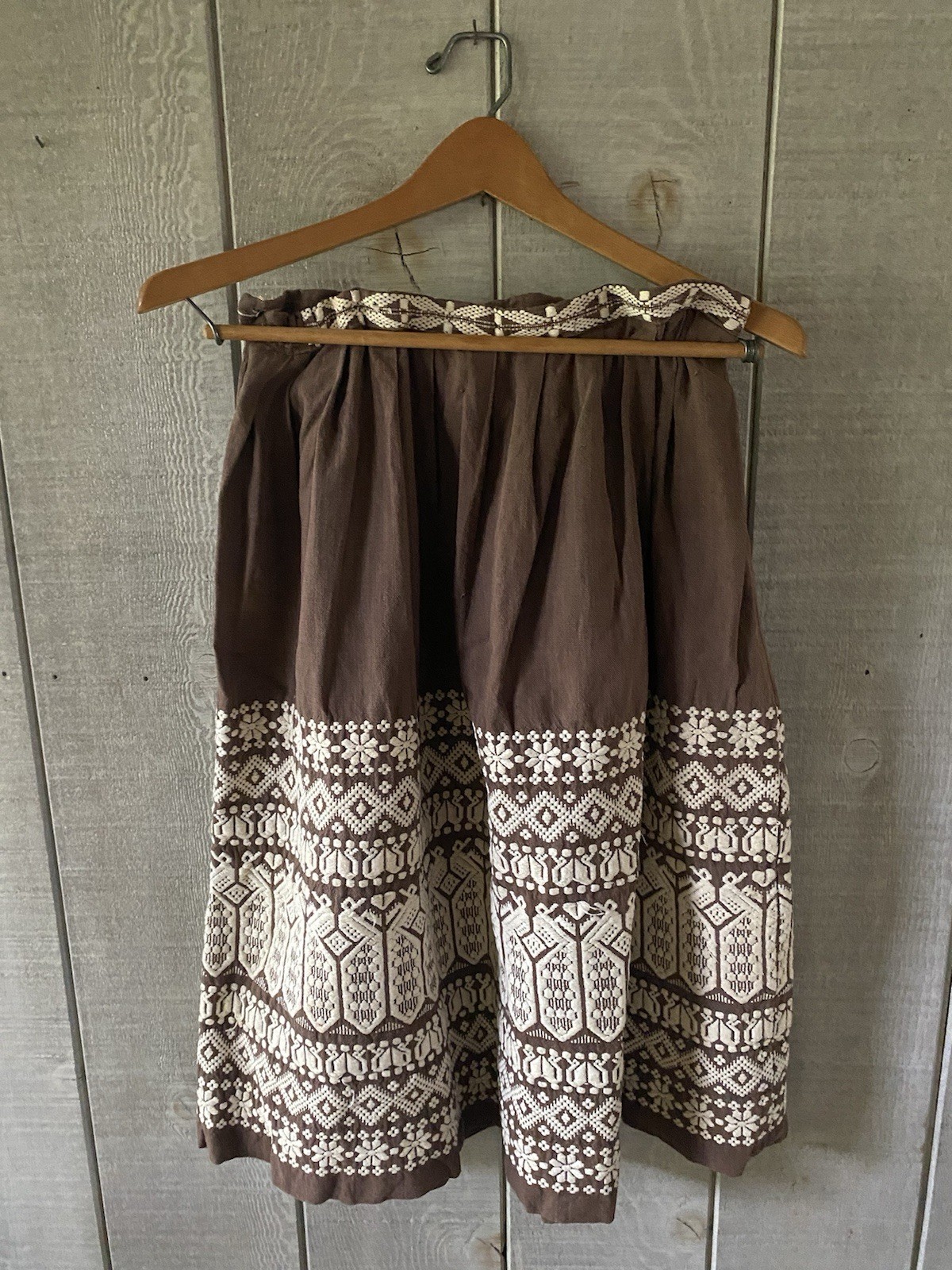 Vintage Guatemalan Traditional Skirt Hand Embroidered ’50’s