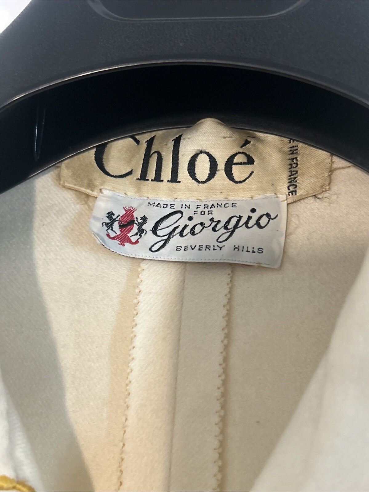 Vintage Chloe Giorgio Beverly Hills Jacket & Skirt Suit Set