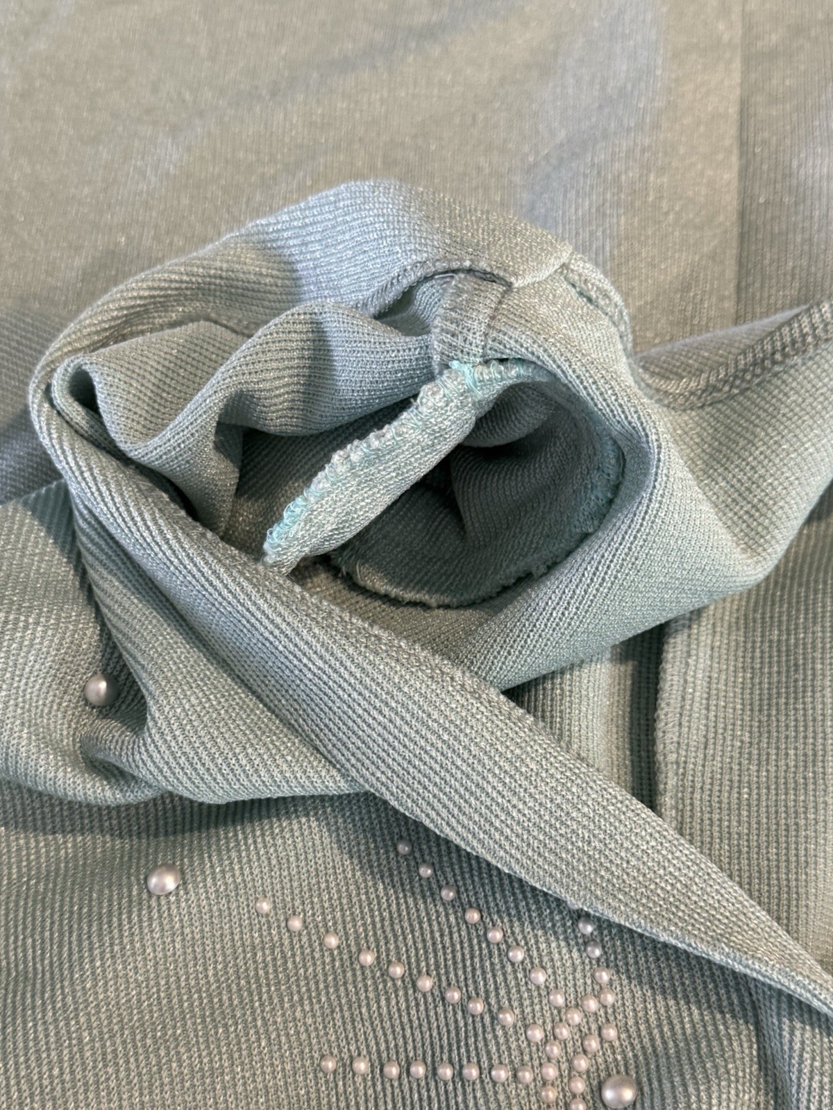 2 Piece Vintage Another Thyme Green Dress/Cardigan Women’s 12 Petite USA Made