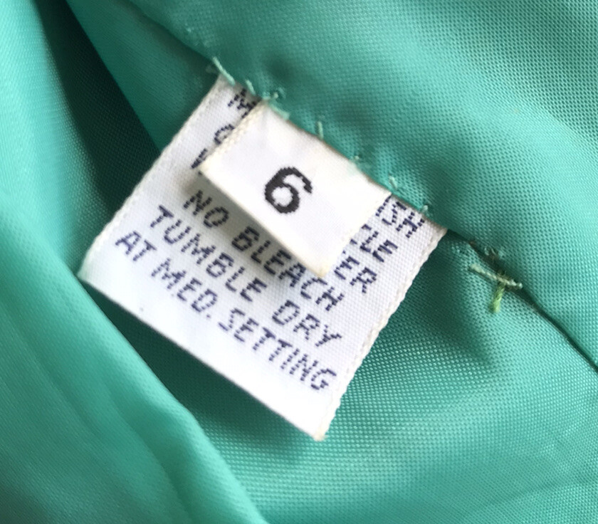Vintage Samuel Roberts Jacket Skirt Suit Set 2pc Retro Green Faux Suede – AS IS