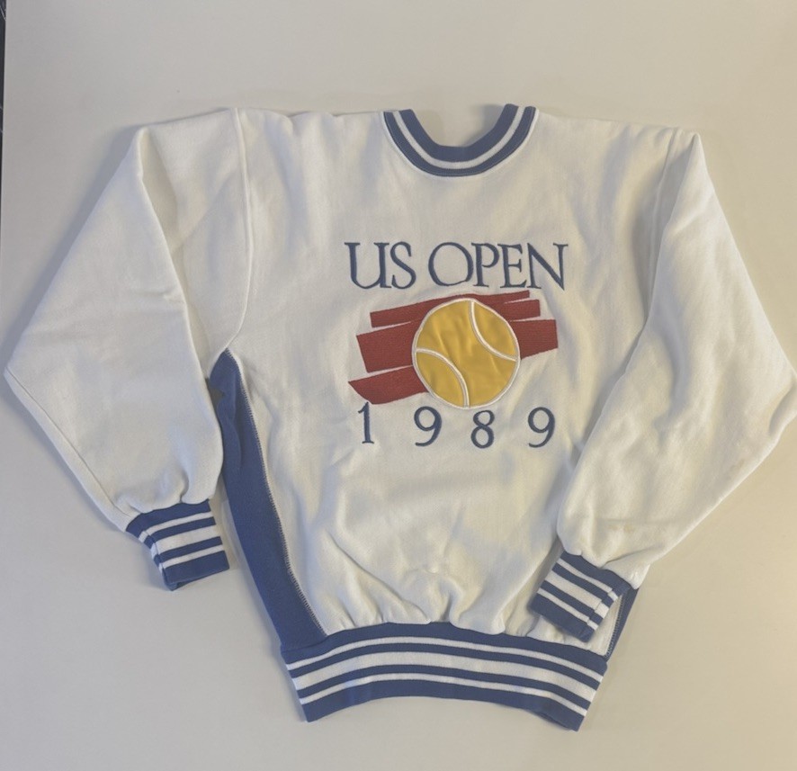 Vintage US Open 1989 Crewneck Sweatshirt Made in USA Mister Fox Missing Tag