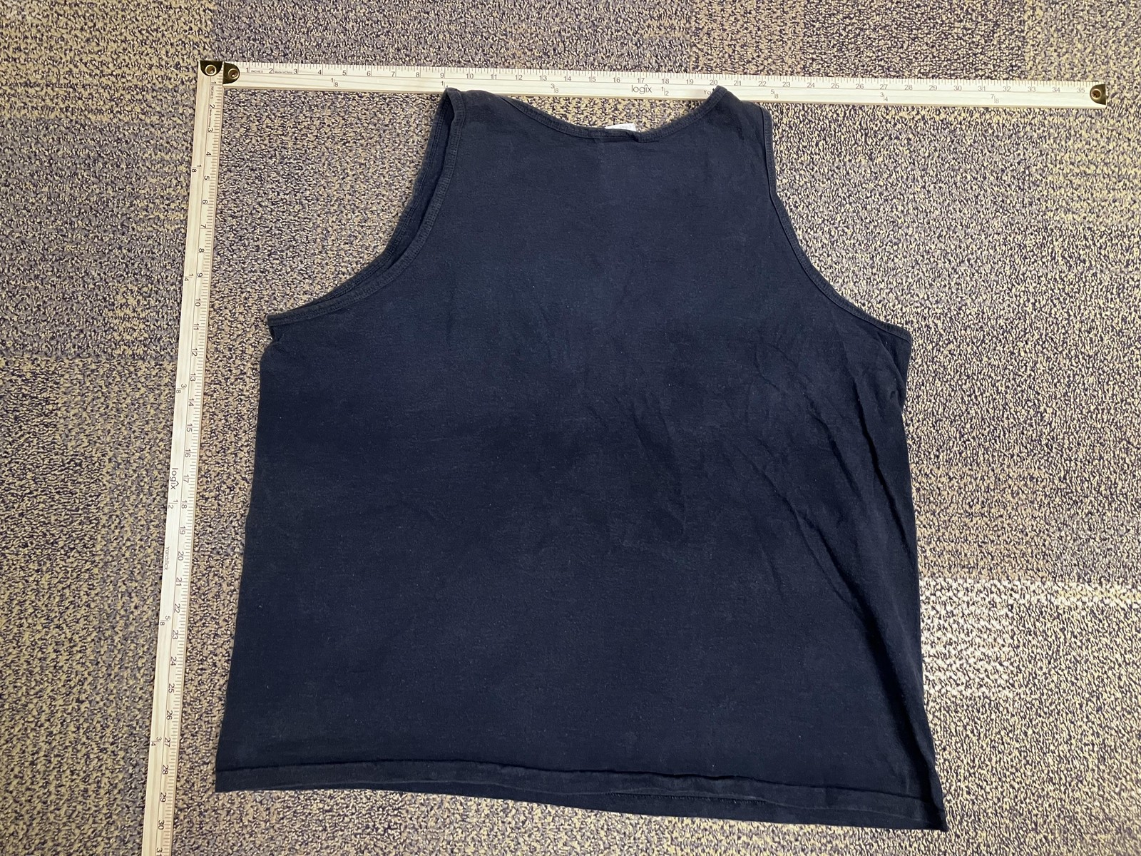Vintage LA Gear Tank Top Shirt Womens OSFA Black Los Angeles Graphic 80s 90s