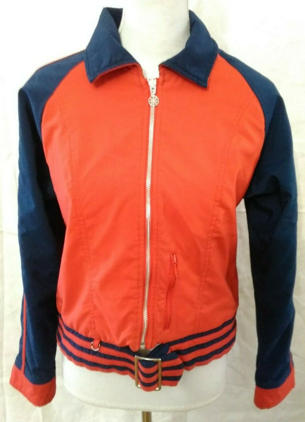 Adidas Vintage Ski Jacket Women’s Medium Red/Blue 1990’s Great Shape Inv#Z2710
