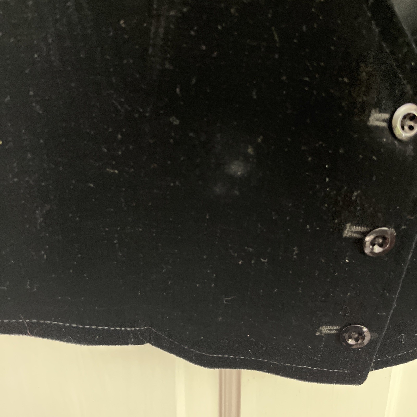 Vintage 70s/80s Womens Jaeger Black Velvet Vest UK 14 (8) Holiday