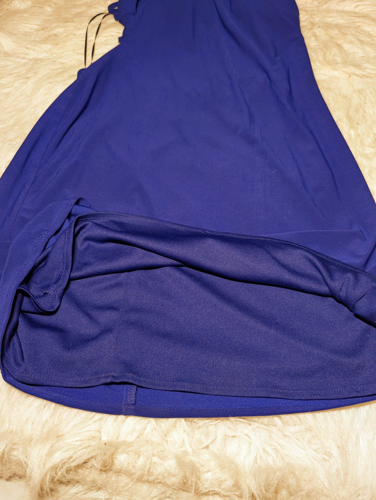 MORGAN & CO 90’s Formal Purple STRAPPY Cocktail Prom Dress Junior’s Womens Sz 13