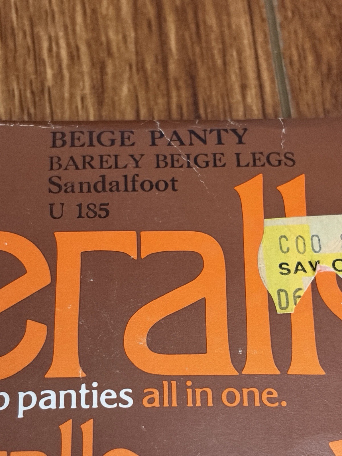 Vintage Hanes Slenderalls Underalls Pantyhose Queen 330-X Beige NOS USA